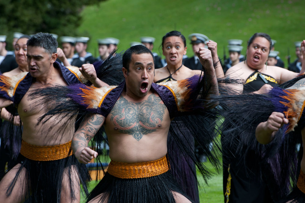 Haka la danza de guerra t�pica maor� Playas del mundo