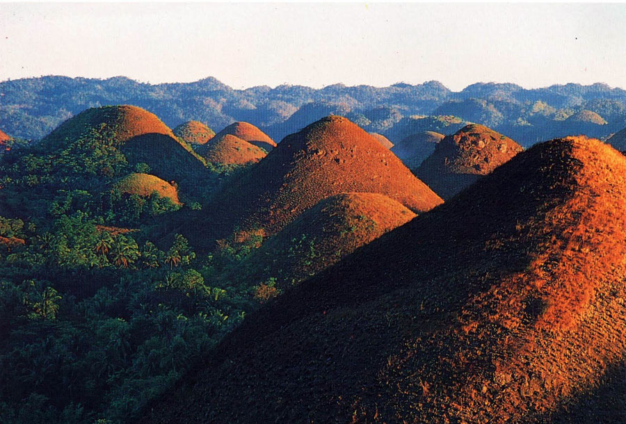 Las colinas de chocolate de Filipinas Playas del mundo
